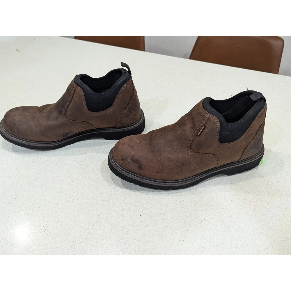 Carhartt CMS4190 Romeo Work Boots Brown Leather Waterproof EH 11.5W
